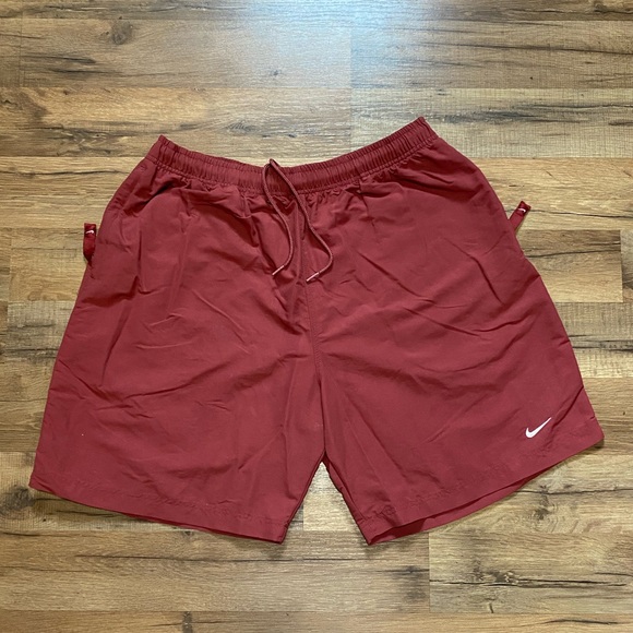 Nike Red Athletic Shorts - Picture 1 of 6